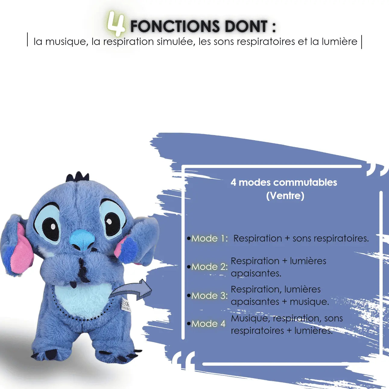 DOUDOU STITCH QUI RESPIRE (Modes)