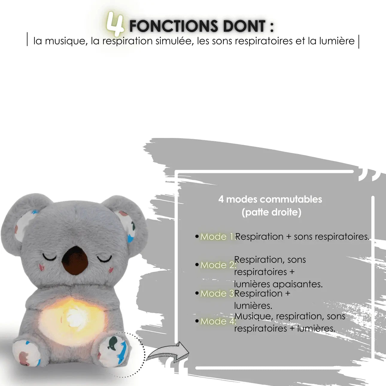 DOUDOU KOALA QUI RESPIRE (Modes)