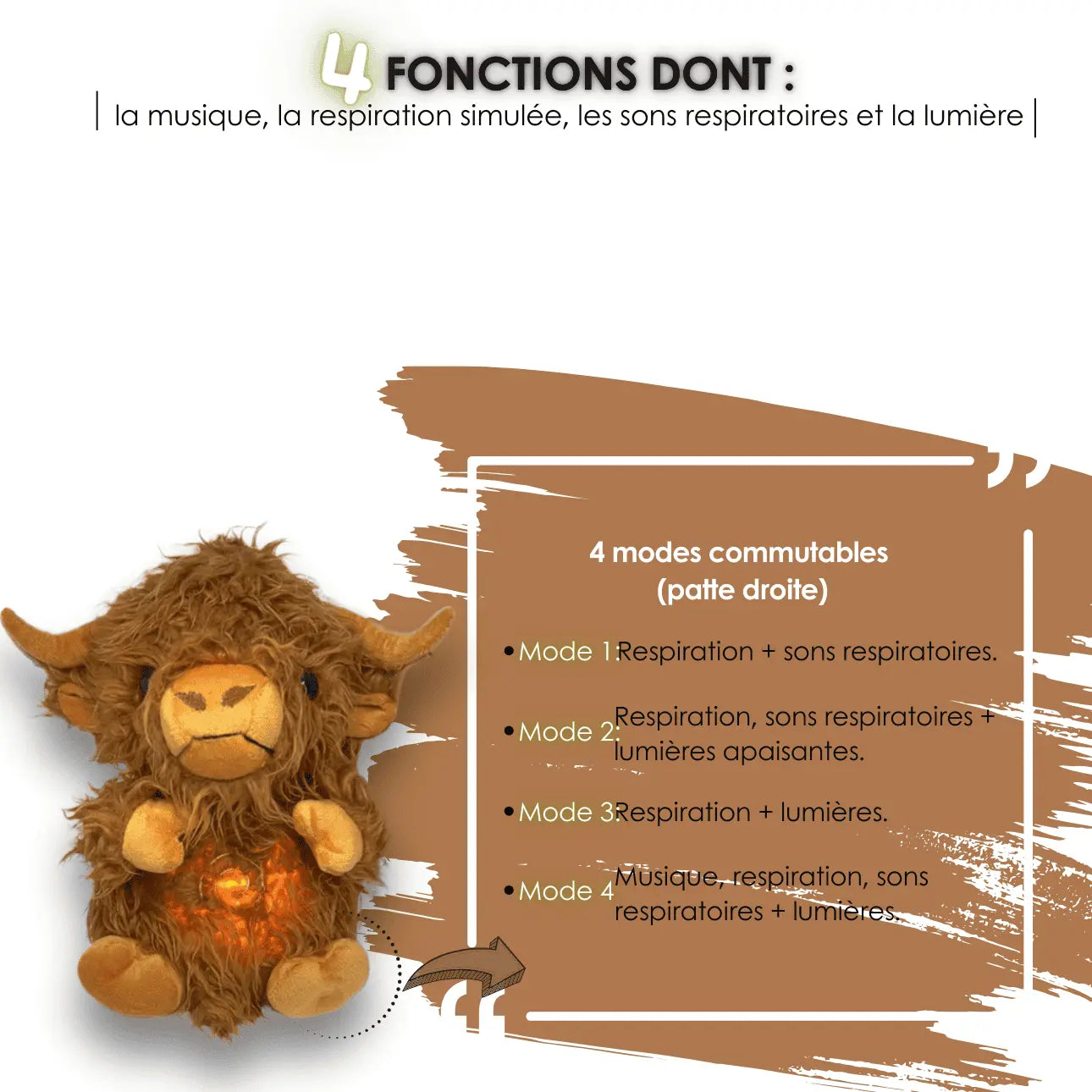 DOUDOU BISON QUI RESPIRE (Modes)